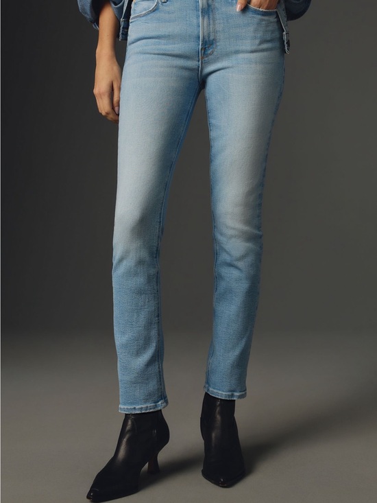 MOTHER Denim - MOTHER Light Blue Straight Leg Jeans